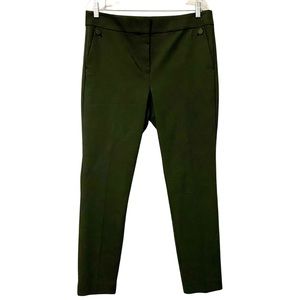 Ann Taylor LOFT Dark Green Marisa Dress Pants, Size 12